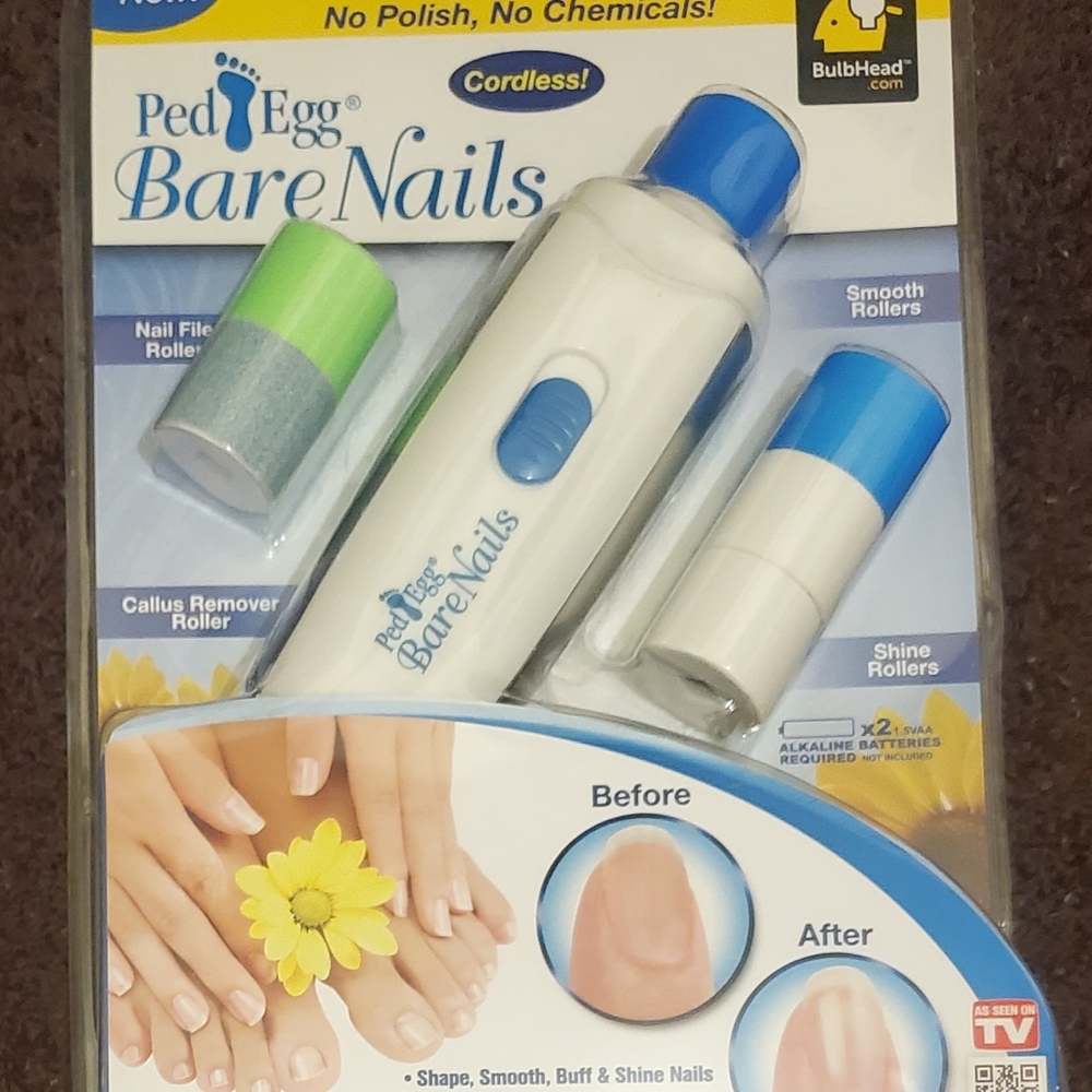Ped Egg Bare Nails Electronic Nail Care System